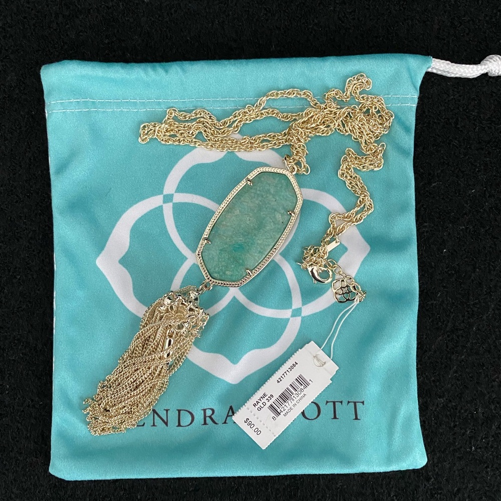 Kendra Scott Amazonite Rayne Necklace